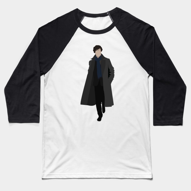 Sherlock Baseball T-Shirt by mariansar